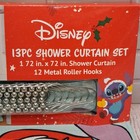 Disney Lilo   Stitch 13-piece Christmas-themed Shower Curtain Set