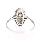 2ct Art Deco Style Round Lab-created Diamond Anniversary 14k White Gold Fn Ring