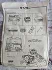 Galoob Vintage Micro Machines Travel City Hospital Playset Incomplete