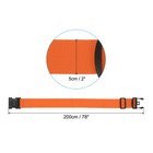 4 Set Luggage Strap With Combination Lock Luggage Tag Loop 78 x2   Orange