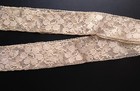 Antique Vintage Lace Lot Ecru Filet Floral Leaves