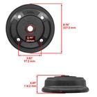 Front Brake Drum Wheel Hub W  Bolts For Kawasaki Mule 3010 Kaf620 Kaf950 2001-08