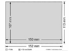 Postkartenh  llen Rigid Film 5000 Kobra T76 New Format 4 7 32x5 29 32in