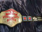 Nwa Television Heavyweight Championship Belt Adult Size Brass   Zinc Leather