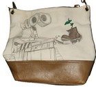 Loungefly Disney Pixar Wall-e Sketch Boot Canvas Crossbody Hobo Bag Rare Eve