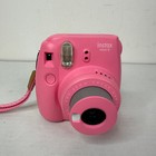 Fuji Instax Mini 9 Pink Camera With Pink Carry Case Tested And Working