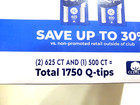 2-pack Q-tips Cotton Swabs   3 500 Total Q-tips  2 X 1750   3500 