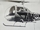 1958 Ktla Channel 5 Telecopter N6197b Bell 47 8x10 Archive Photo Vintage
