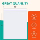 Imailer 100 Pcs -12  X 18  Clear Plastic Cellophane Bags 12  X 18  