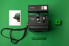 Vintage Polaroid One Step 600 Flash Instant Camera   80s 90s Retro Film Camera