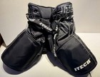 Itech Hp 1000  junior  Boys   Girls Hockey Pants   Pads Black Youth Ice Hockey