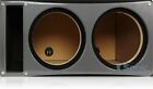 Atrend Bp-12dv 12  Dual Black Vented Carbon Fiber Custom Subwoofer Enclosure Box