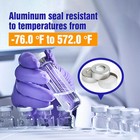 Aluminum Crimp Vial Cap Seal natural Ptfe silicone Septa For Headspace Vial 20mm