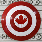 Captain Canada Metal Shield Replica Halloween Medieval Armor Cosplay Shield Gift