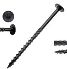 50 Pcs Black Construction Lag Screws  14x5 Inch T30 Torx For Timber Log