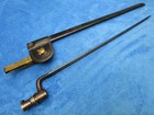 Original  Antique 19th Century Us M1873 Socket Bayonet And Scabbard With Hanger