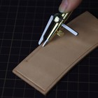 Multi Function Leather Craft Edge Adjustable Press Line Groover Creaser Diy Tool