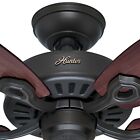 Hunter Fan 52 In Casual New Bronze Indoor Ceiling Fan With 5 Blades And No Light