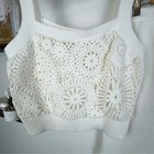 Nwt House Of Harlow 1960 White Crochet Cotton Top And Midi Skirt Set Size S