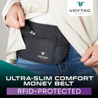 Travel Money Belt   Passport Holder - Rfid Blocking Slim Travel Wallet   Fanny P