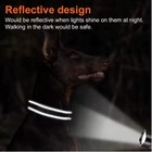 Reflective Nylon Dog Collar Custom Name  Personalized Pet Id Tag Adjustable Xs-l