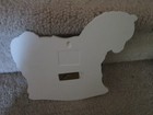 Vintage 1985 Hallmark Plaque Nursery Friends Rocking Horse Dear Little Baby