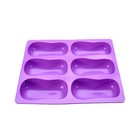 Oval Cake Mold Soap Mold Silicone Mould For Candy Ice Tray Diy Making Tool Kit