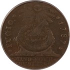 1787 U s 4 Cinq Fugio Cent - Pcgs Vf-30 Bn