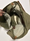 Vintage Duluth Pack Monarch Brand Canoe Bag Backpack Green Canvas   Leather  3
