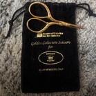 Vintage House Of Fabric Golden Collectors Scissors Singer Imperial Club Members