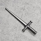 5pack Knight Sword Gray Blocks Weapons  For Minifigures Ga5f039 Templar