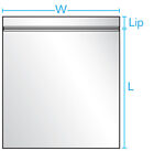 Clear Zip Seal Top Lock Plastic Bags 2mil Reclosable Large Small Zipper Baggies