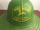 Vintage 1940 s John Deere Safari Straw Hat Quality Farm Equipment