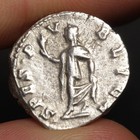 Caracalla Denarius Spes Goddess Of Hope 198ad Ancient Roman Empire Silver Coin