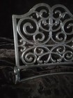 Vintage Cookbook Black Stand Cast Iron Decorative Scroll Design Ipads Holder