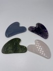 Natural Stone Gua Sha Facial Massage Tool Stone  Multicolor