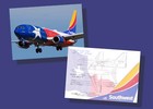 Southwest Airlines 737 Set  2 - 65 Airplane Trading Cards - 2 5 x 3 5 