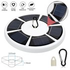 Solar Powered Flag Pole Light 26 Led Auto Active Super Bright Waterproof Usa