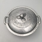 Vintage Hand Forged Everlast Metal Hammered Aluminum Covered Casserole Dish