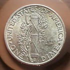 1944-d Mercury Dime Choice Brilliant Uncirculated  ch Bu  Denver Mint 3017