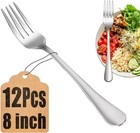Heavy Duty Dinner Forks 18 10 Stainless Steel Salad Table Fork Set Of 12 Flatwar