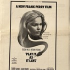 Play It As It Lays Publicity Promotion Press Book Frank Perry 1972 Weld  Perkins