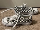 Vans Old Skool Shoes White Black Checkered Men   s Size 4 Women   s 5 5 Skate