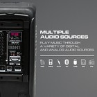 Dolpin Dual 10  Heavy Bass Karaoke Bluetooth Party Speaker With 2x Wireless Mics