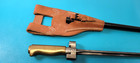 French Model 1886 Lebel Rifle Epee Long Bayonet Sword Scabbard   Leather Frog
