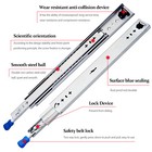 Heavy Duty Drawer Slides 300lbs Ball Bearing Full Extension 18  - 40  With Lock