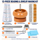 Bead Spinner Kit For Seed Beads Bracelet Necklace Jewelry Making Tools 12pcs