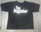 Vintage 1996 Snoop Doggy Dogg X Polygram    tha Doggfather    Black Graphic Rap Rare
