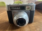     vintage Zeiss Ikon Tenax Camera 35mm Tessar 2 8 Lens German  w Leather Case