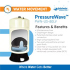 Bladder Tank Water 21 Gal Pressurized Well Tank Precharged Air Pump Pressurewave
